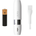 Braun Braun Face Mini Gesichtshaarentferner FS1000 mit Smartlight – Weiß