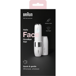 Braun Braun Face Mini Gesichtshaarentferner FS1000 mit Smartlight – Weiß
