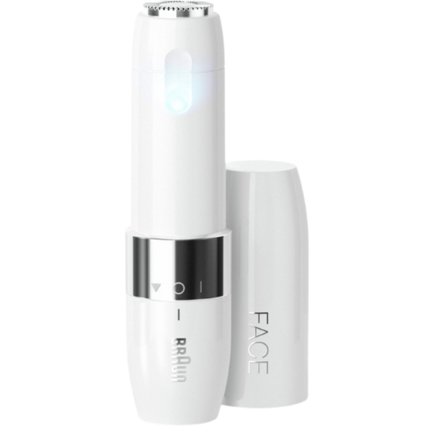 Braun Braun Face Mini Gesichtshaarentferner FS1000 mit Smartlight – Weiß