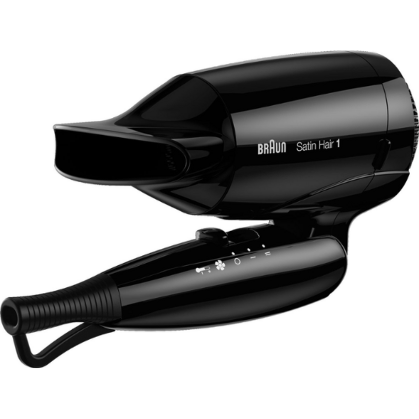 Braun Satin Hair 1 Reisehaartrockner Klappbar – HD130 Style & Go – Schwarz Braun Braun Satin Hair 1 Reisehaartrockner Klappbar – HD130 Style & Go – Schwarz