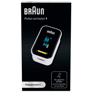 Braun Braun Pulsoximeter mit Fingersensor YK-81CEU – Weiß Braun Pulsoximeter mit Fingersensor YK-81CEU – Weiß