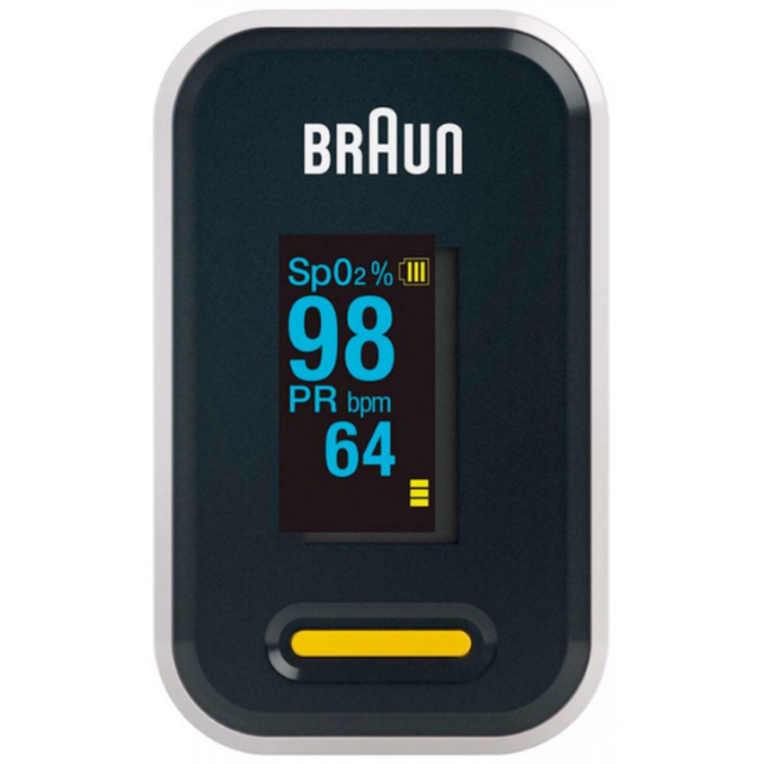 Braun Pulsoximeter mit Fingersensor YK-81CEU – Weiß Braun Braun Pulsoximeter mit Fingersensor YK-81CEU – Weiß