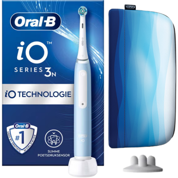 Oral-B Oral-B iO Series 3 Blue Elektrische Zahnbürste + Pouch Special Edition
