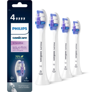 Philips Sonicare S2 Sensitive Aufsteckbürsten HX6054/87 – 4 Stück