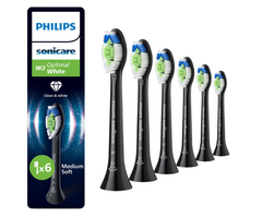 Philips  Philips Sonicare W2 Optimal White HX6066/88 – Schwarz – 6 Stück