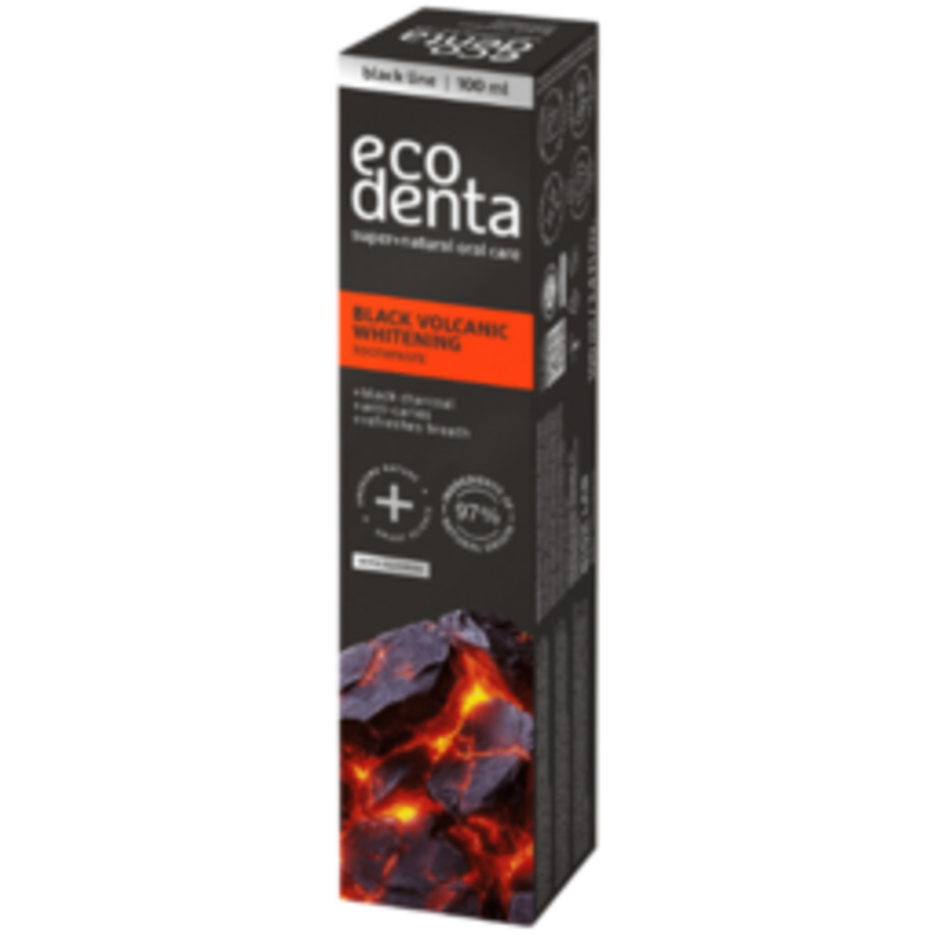 Ecodenta Black Volcanic Whitening Zahnpasta – 100 ml EcoDenta Ecodenta Black Volcanic Whitening Zahnpasta – 100 ml