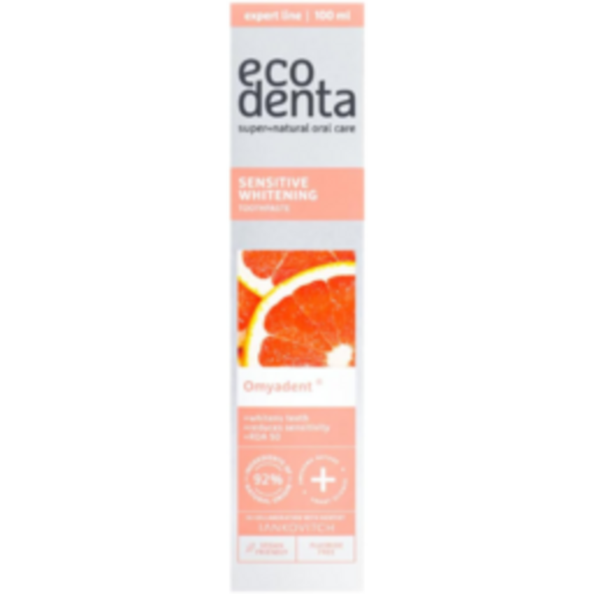 Ecodenta Sensitive Whitening Zahnpasta – 100 ml EcoDenta Ecodenta Sensitive Whitening Zahnpasta – 100 ml