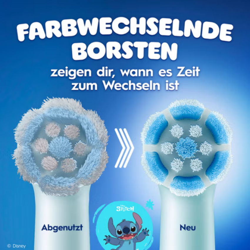 Oral-B iO Kids 6+ Stitch Aufsteckbürsten – 4 Stück Oral-B Oral-B iO Kids 6+ Stitch Aufsteckbürsten – 4 Stück