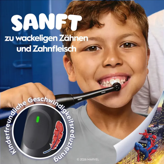 Oral-B Oral-B iO Kids 6+ Spiderman Aufsteckbürsten – 4 Stück