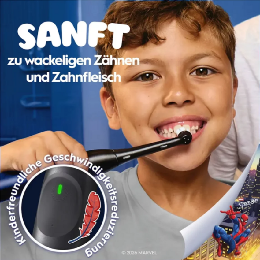 Oral-B iO Kids 6+ Spiderman Aufsteckbürsten – 2 Stück Oral-B Oral-B iO Kids 6+ Spiderman Aufsteckbürsten – 2 Stück