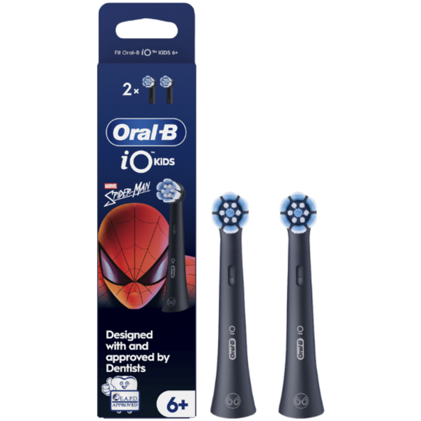 Oral-B iO Kids 6+ Spiderman Aufsteckbürsten – 2 Stück Oral-B Oral-B iO Kids 6+ Spiderman Aufsteckbürsten – 2 Stück