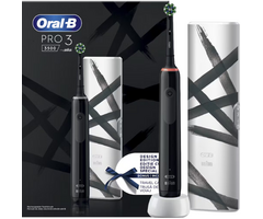 Oral-B Oral-B PRO 3 3500 Black Stripe Design Edition + Reiseetui