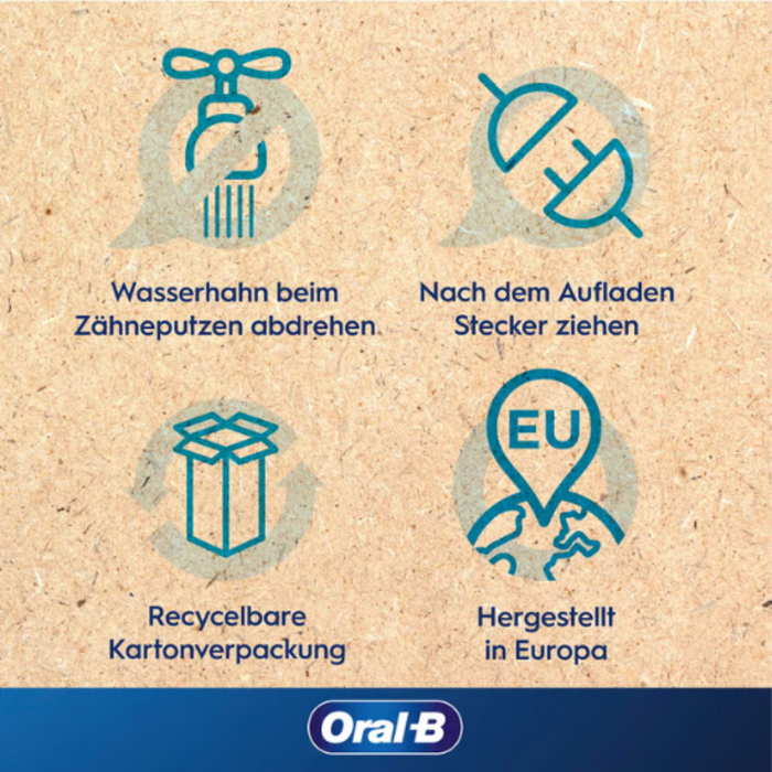 Oral-B Oral-B PRO 3 3500 Black Elektrische Zahnbürste + Reiseetui