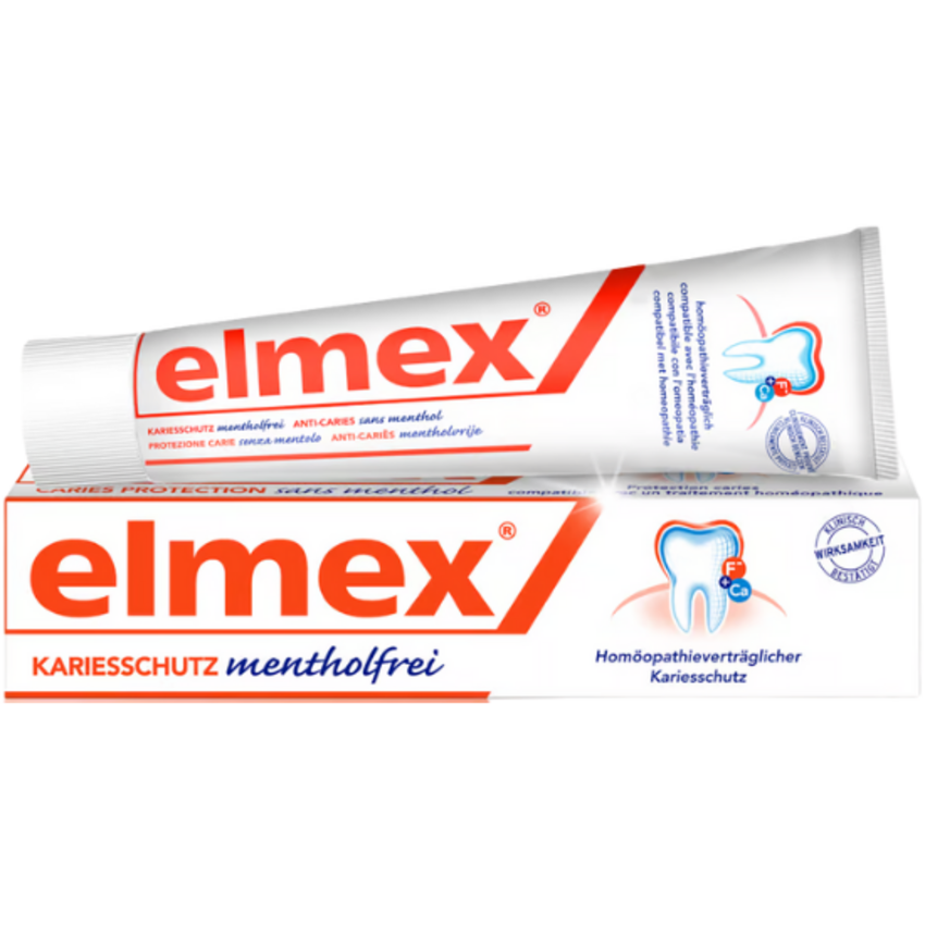 Elmex Kariesschutz Zahnpasta ohne Menthol – 75 ml Elmex Elmex Kariesschutz Zahnpasta ohne Menthol – 75 ml