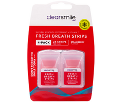 Clearsmile Clearsmile Fresh Breath Strips Strawberry – 4er-Pack