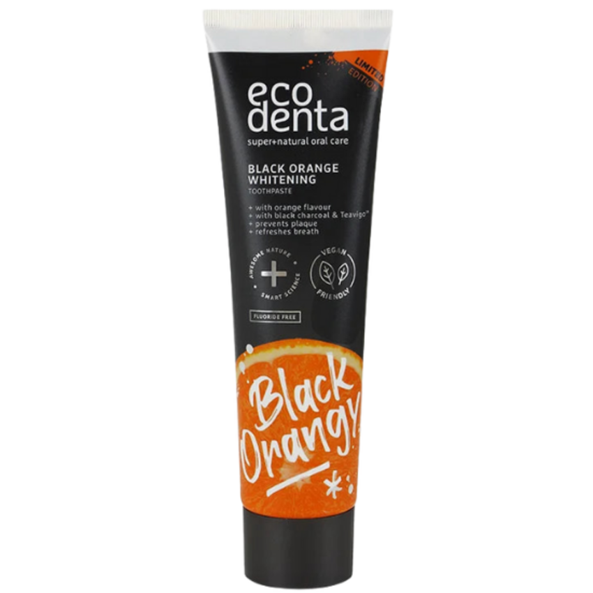 Ecodenta Black Orange Whitening Zahnpasta – 100 ml EcoDenta Ecodenta Black Orange Whitening Zahnpasta – 100 ml