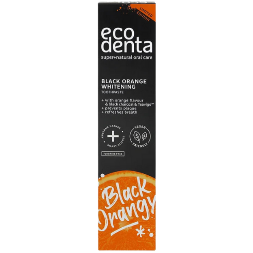 Ecodenta Black Orange Whitening Zahnpasta – 100 ml EcoDenta Ecodenta Black Orange Whitening Zahnpasta – 100 ml