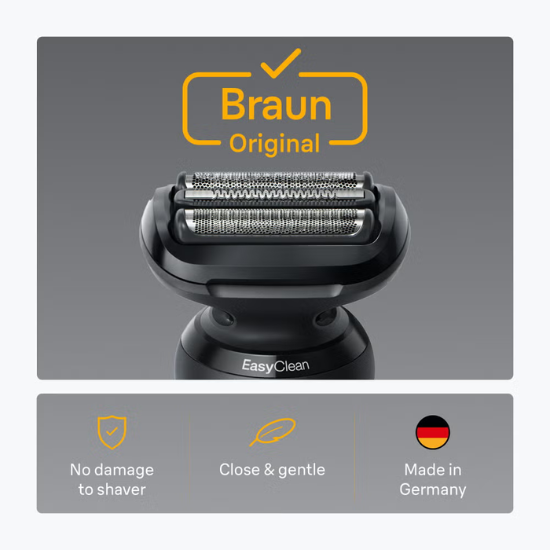 Braun Braun 54B Scherkopf – Ersatzscherkopf für Series 5 Rasierer
