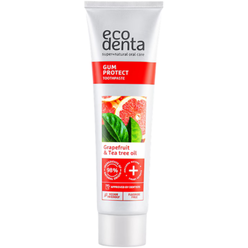 Ecodenta Gum Protect Zahnpasta – mit Grapefruit & Teebaumöl – 100 ml EcoDenta Ecodenta Gum Protect Zahnpasta – mit Grapefruit & Teebaumöl – 100 ml