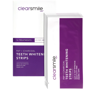 Clearsmile Clearsmile PAP+ Whitening Strips Charcoal – Strawberry – 28 Stück Clearsmile PAP+ Whitening Strips Charcoal – Strawberry – 28 Stück