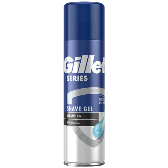 Gillette Gillette Series Rasiergel – Cleansing mit Aktivkohle – 200 ml