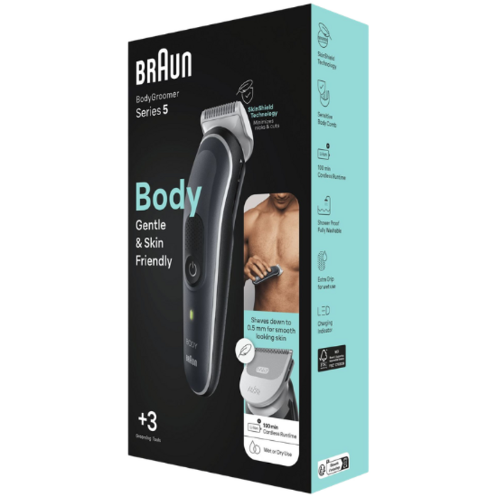 Braun Braun Series 5 BG5340 Bodygroomer – Ganzkörper-Trimmer – Schwarz
