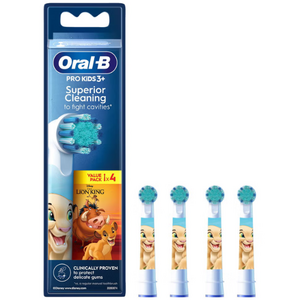 Oral-B PRO Kids 3+ The Lion King Aufsteckbürsten – 4 Stück