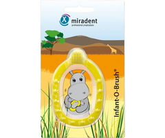 Miradent Miradent Infant-O-Brush Baby Zahnbürste / Beißring – Gelb