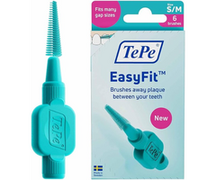 Tepe TePe EasyFit S/M Interdentalbürsten Blau – 6 Stück