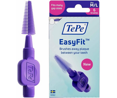 Tepe TePe EasyFit M/L Interdentalbürsten Lila – 6 Stück