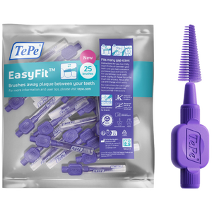 TePe EasyFit M/L Interdentalbürsten Lila – 25 Stück