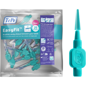 TePe EasyFit S/M Interdentalbürsten Blau – 25 Stück