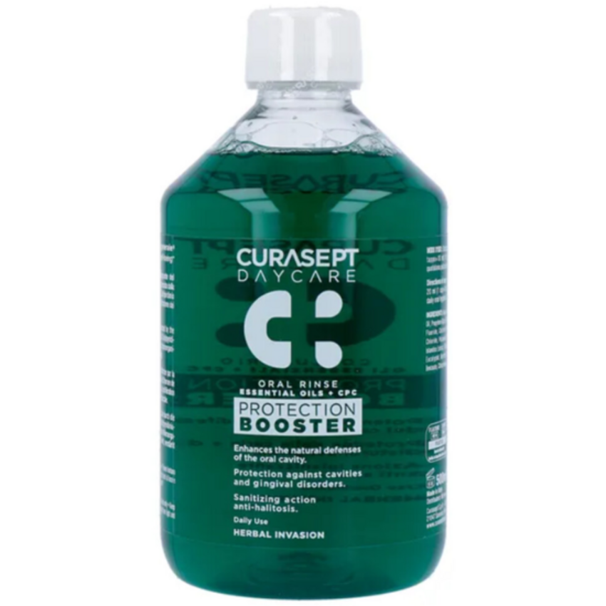 Curasept Daycare Protection Booster Mundspülung – Herbal Invasion – 500 ml Curasept Curasept Daycare Protection Booster Mundspülung – Herbal Invasion – 500 ml