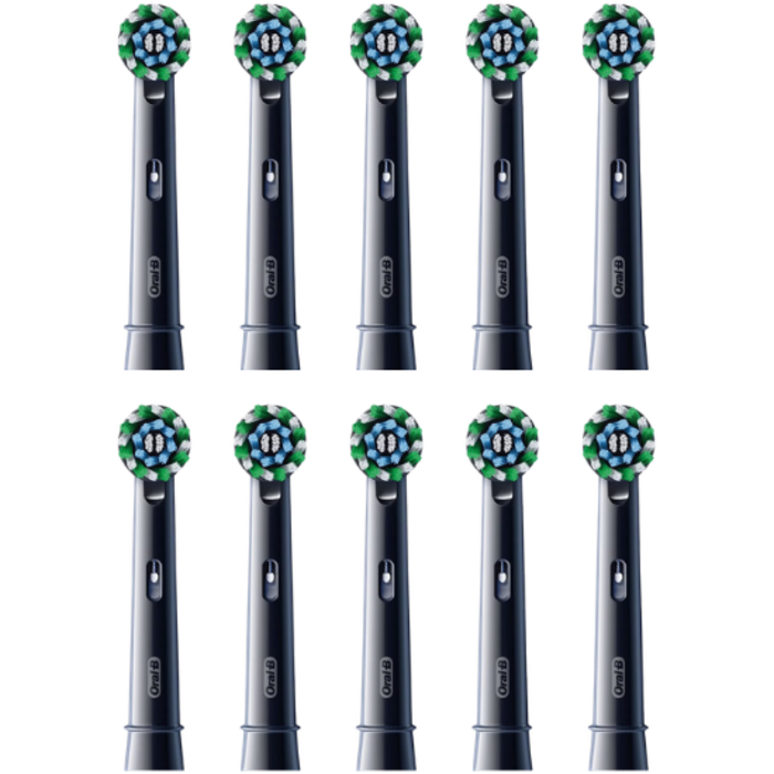 Oral-B Oral-B PRO Cross Action Black Aufsteckbürsten - 10 Stück - Value Pack