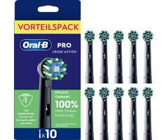 Oral-B Oral-B PRO Cross Action Black Aufsteckbürsten - 10 Stück - Value Pack