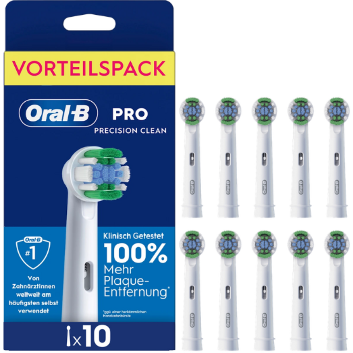 Oral-B Oral-B PRO Precision Clean Aufsteckbürsten – 10 Stück Vorteilspack
