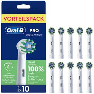 Oral-B PRO Cross Action Aufsteckbürsten – 10 Stück Vorteilspack