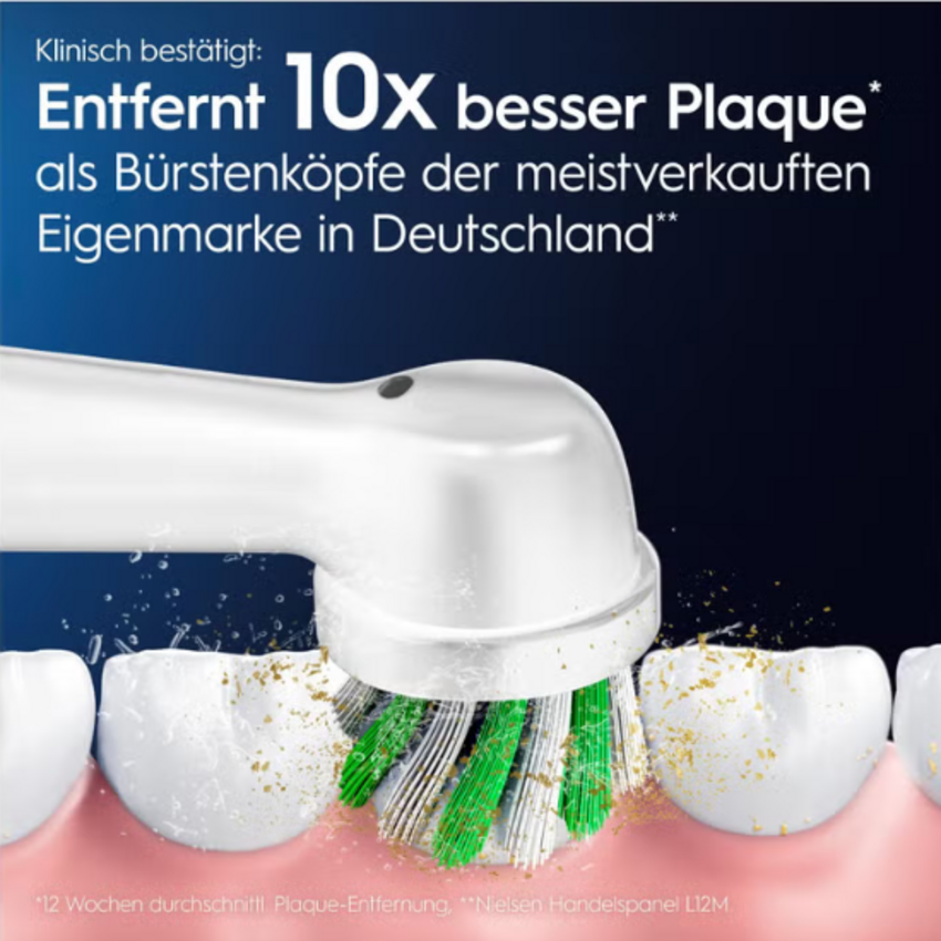 Oral-B PRO Cross Action Aufsteckbürsten – 10 Stück Vorteilspack Oral-B Oral-B PRO Cross Action Aufsteckbürsten – 10 Stück Vorteilspack