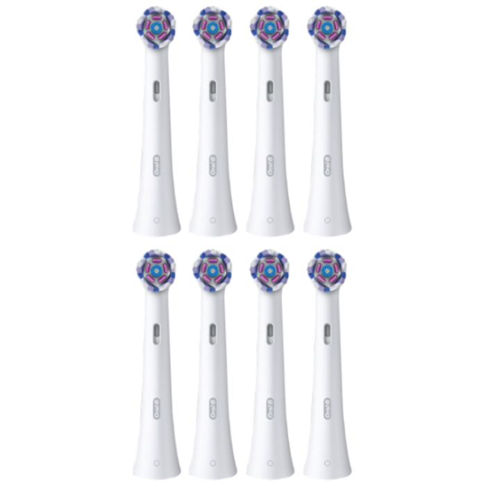 Oral-B Oral-B iO Radiant White Aufsteckbürsten - Weiß - 8 Stück