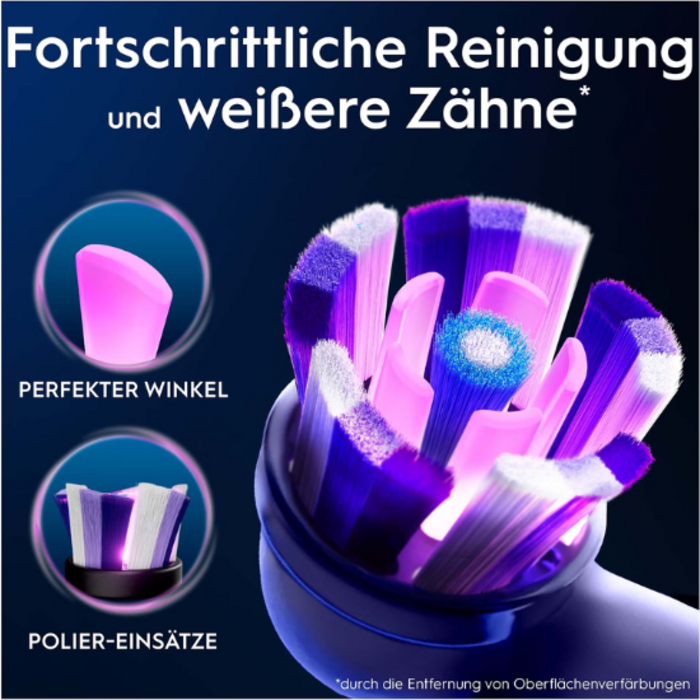 Oral-B Oral-B iO Radiant White Aufsteckbürsten - Weiß - 8 Stück
