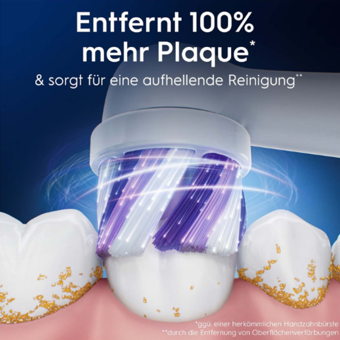 Oral-B Oral-B iO Radiant White Aufsteckbürsten - Weiß - 8 Stück