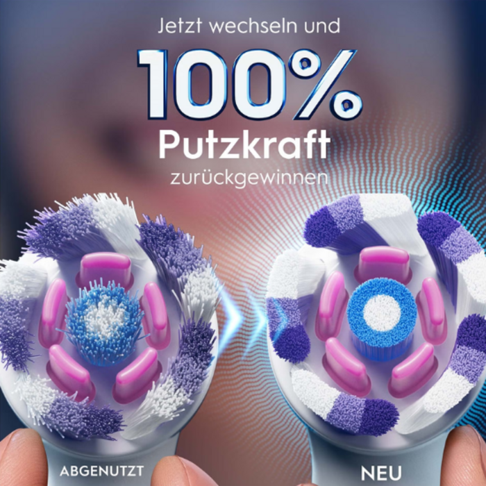Oral-B Oral-B iO Radiant White Aufsteckbürsten - Weiß - 8 Stück