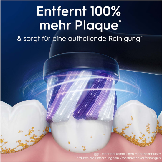 Oral-B Oral-B iO Strahlendes Weiss Aufsteckbürsten - Schwarz - 8 Stück