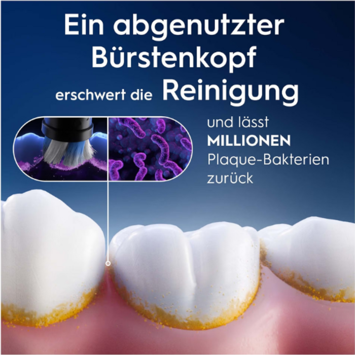 Oral-B Oral-B iO Radiant White Aufsteckbürsten - Schwarz - 8 Stück