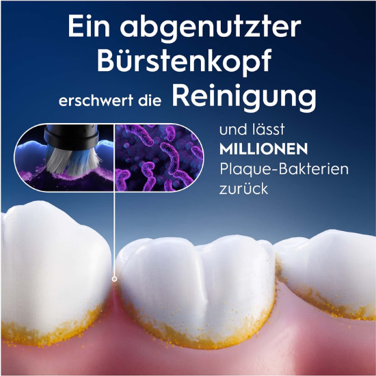 Oral-B Oral-B iO Strahlendes Weiss Aufsteckbürsten - Schwarz - 8 Stück