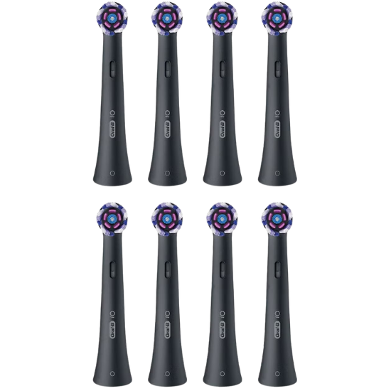 Oral-B Oral-B iO Strahlendes Weiss Aufsteckbürsten - Schwarz - 8 Stück