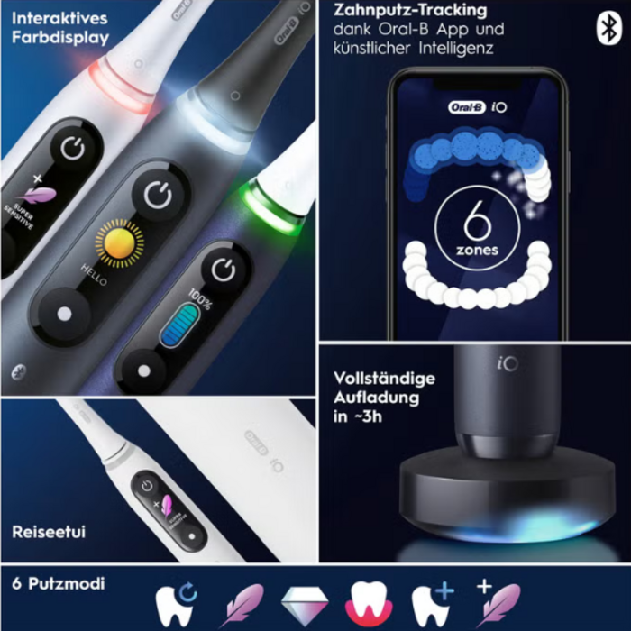 Oral-B Oral-B iO Series 8N Black Onyx Elektrische Zahnbürste
