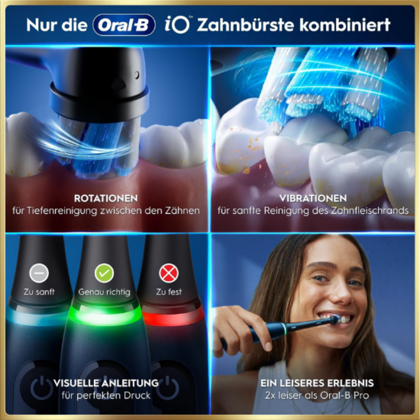 Oral-B iO Series 9 Sapphire Dark Blue Luxe Edition Oral-B Oral-B iO Series 9 Sapphire Dark Blue Luxe Edition