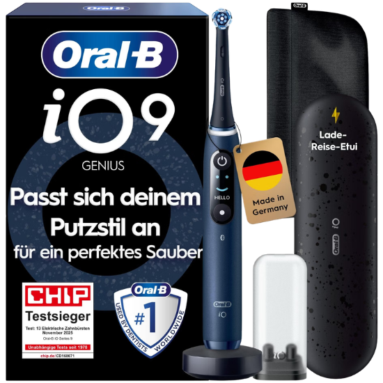 Oral-B iO Series 9 Sapphire Dark Blue Luxe Edition Oral-B Oral-B iO Series 9 Sapphire Dark Blue Luxe Edition