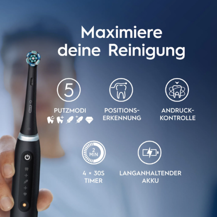 Oral-B Oral-B iO Series 5N Black + 2x Gratis Oral-B 3D White Arctic Fresh Zahnpasta